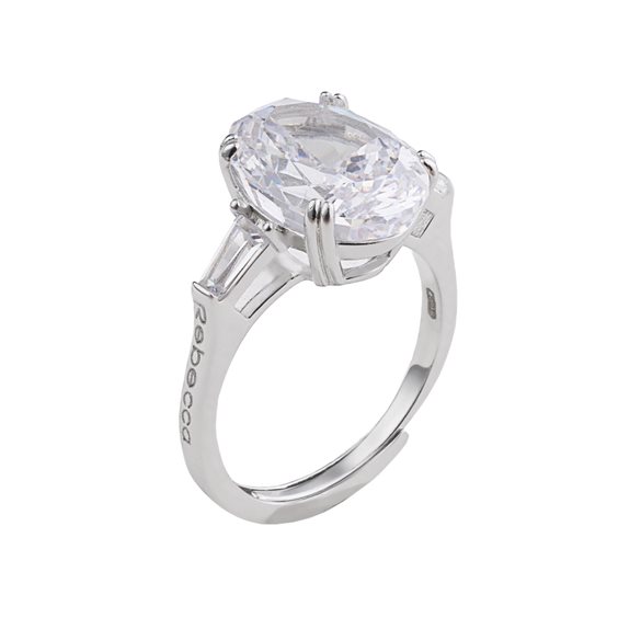 Anello Rebecca Donna Diana Galà in Argento Zircone SDAABB14 - SDAABB14